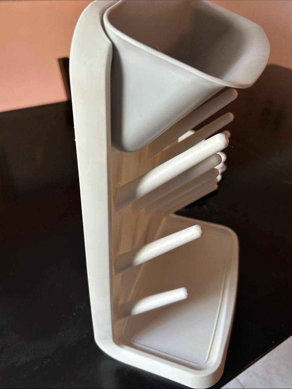 White Plastic Bottle Drying Rack - Picture 3 of 6
